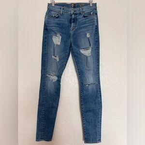7 For All Mankind High Waist Skinny‎ Jeans